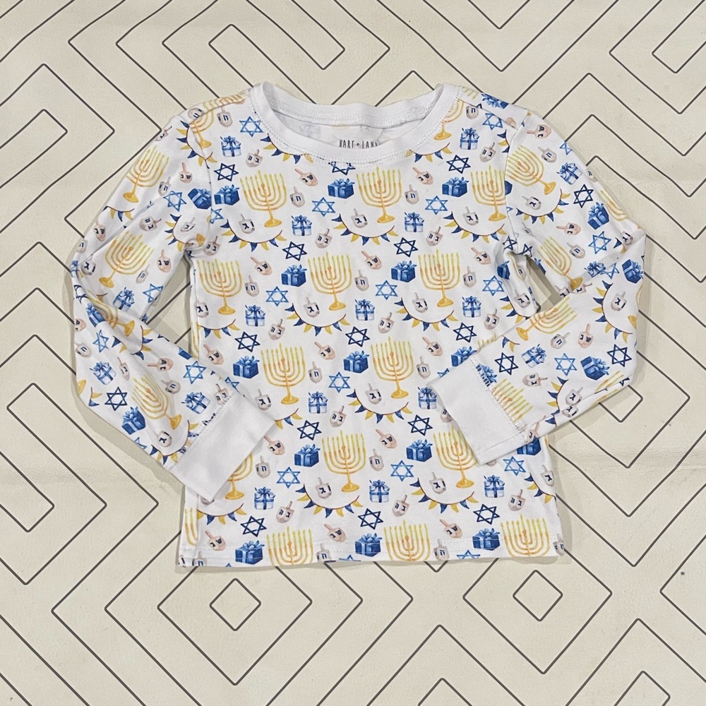 Hart + Land Hanukkah Pajama Top